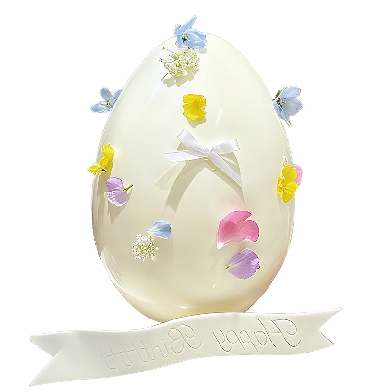 Breakable eggs - Blue and yellow flowers {Including a hammer}