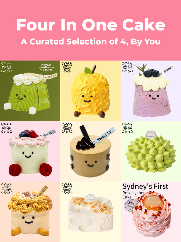 Four In One Cake Box