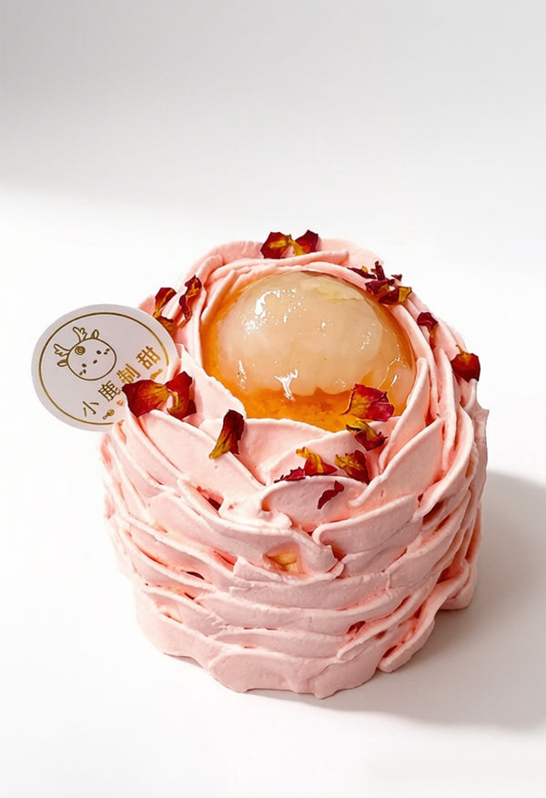 [MiniCake]Lychee & Rose Cake ]玫瑰荔枝花花蛋糕