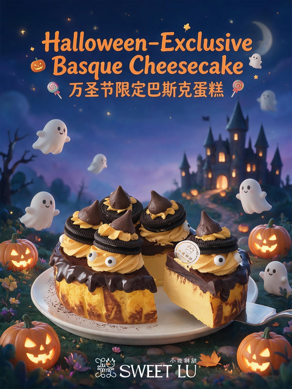Halloween Original Basque Cheesecake 万圣节原味巴斯克芝士蛋糕