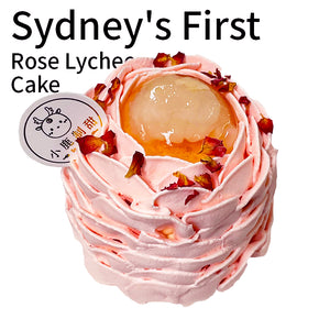 4 Inch Lychee & Rose Cake