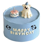 Blue Birthday Dog