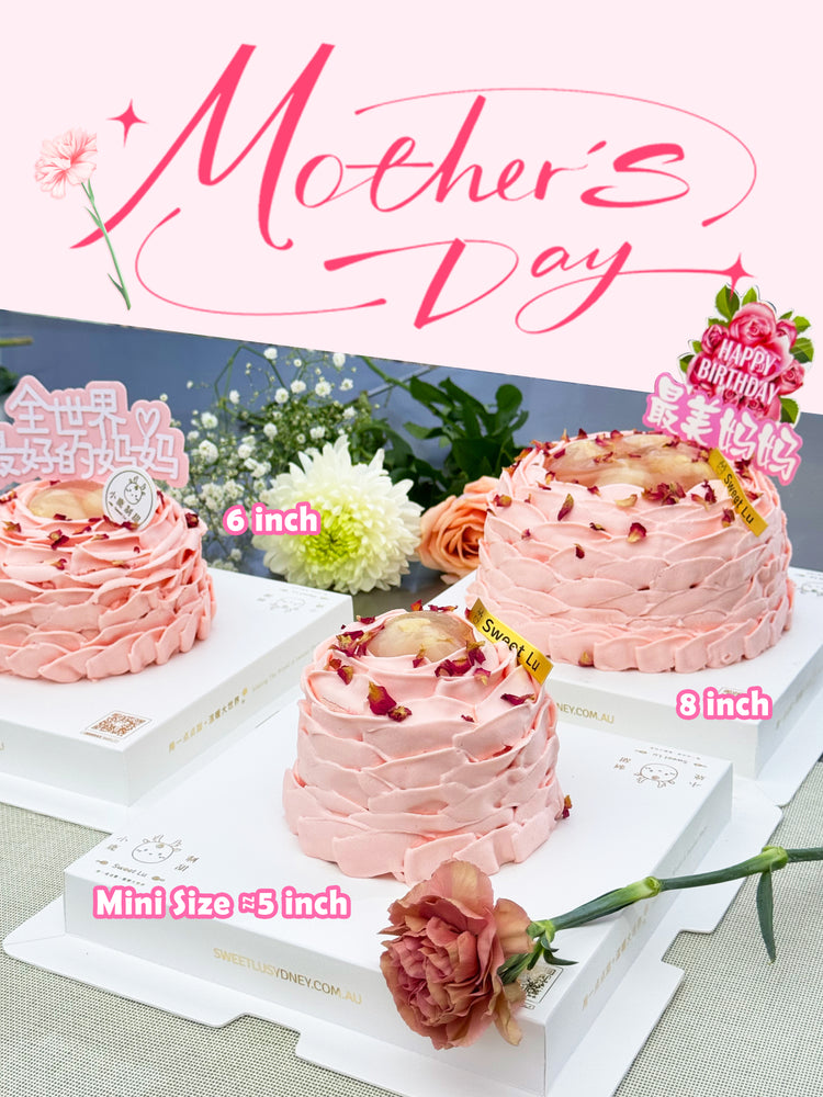 [Mother's Day] Lychee & Rose Cake