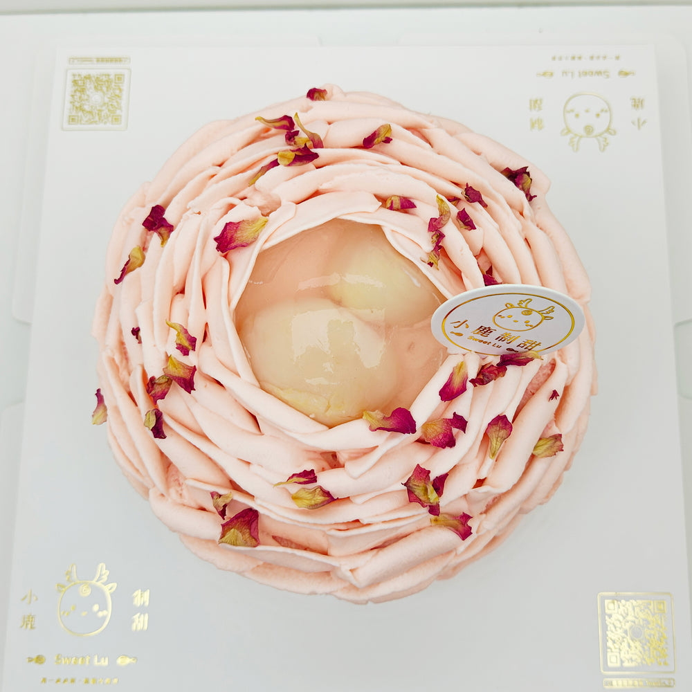 [Mother's Day] Lychee & Rose Cake