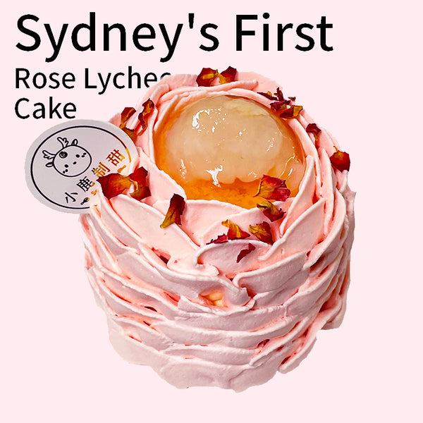 [MiniCake]Lychee & Rose Cake ]玫瑰荔枝花花蛋糕