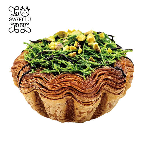 Dubai Chocolate Bloom Tart