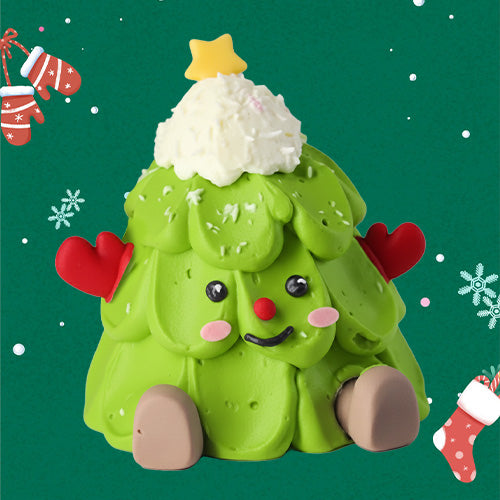 Jelly Xmax Tree Matcha Cake