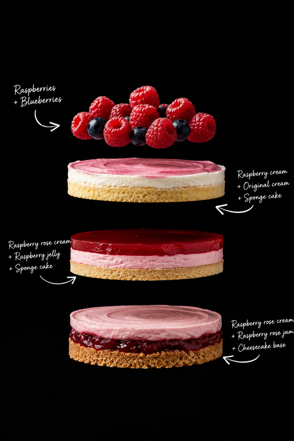 [MiniCake]Jelly Raspberry | Jelly树莓蛋糕