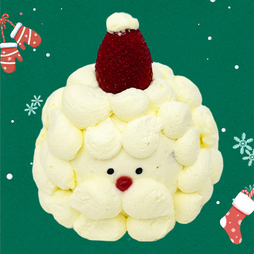 Santa Raspberry Cake