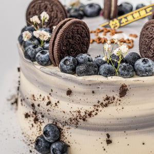 Blueberry Oreo Cake