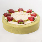 Strawberry Matcha Crepe Chiffon